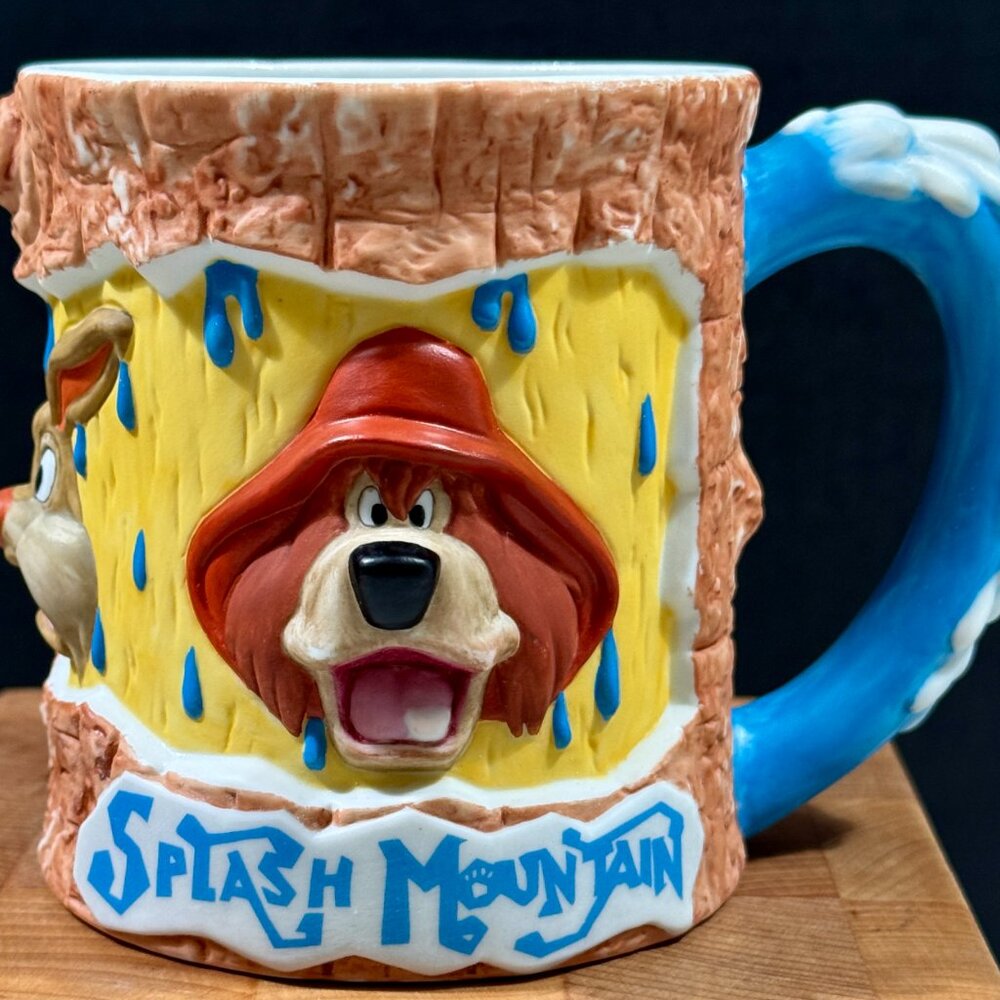 Disney Splash Mountain Porcelain Souvenir Mug - Rare